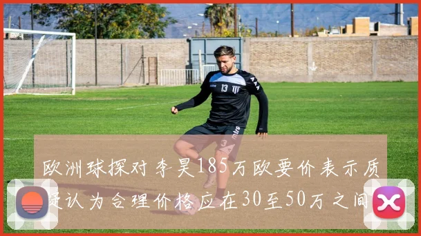 欧洲球探对李昊185万欧要价表示质疑认为合理价格应在30至50万之间